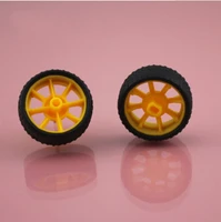 model tt reducer motor wheel 42mm tire intelligent car in line tire wheel diy toy
