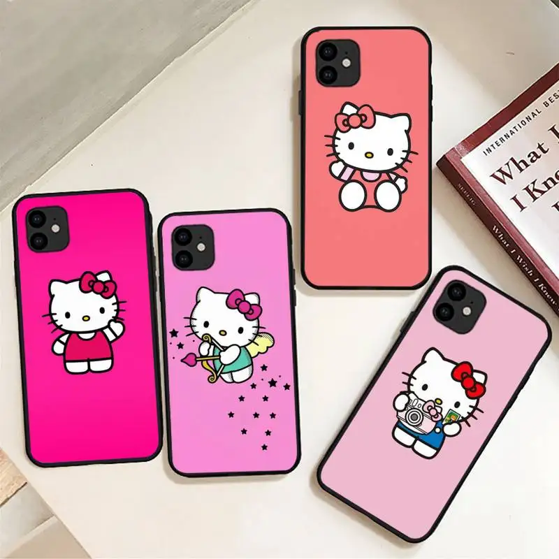 

Cute Hellos Kitties Phone Case for iphone 12 Mini SE 2020 5 5S 6 6S Plus 7 8 Plus X XR XS 11 Pro Max Fundas Coque cover
