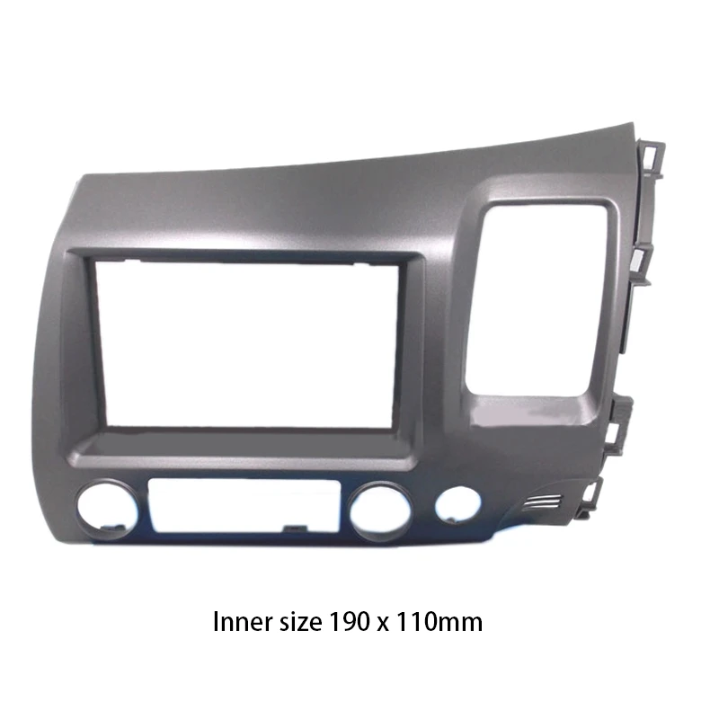 Для Honda Civic 2006 2011 стерео радио двойной 2 DIN Dash Kit Fascia панель отделка RHD|Шаблон