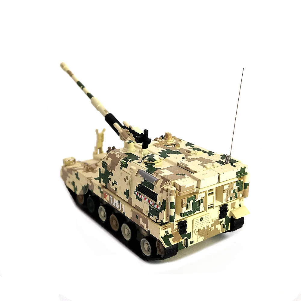 Modelo de tanque militar obitzer para ni&ntilde;os, juguetes fundidos a presi&oacute;n, escala 1/87, regalo de colecci&oacute;n-2