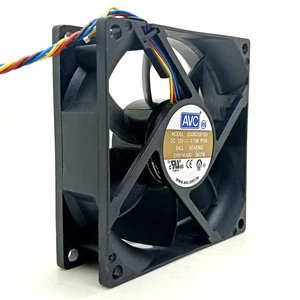 NEW For AVC DS08025B12U 8CM 8025 80x80x25mm 12V 0.70A 4-wire 3 wire 2 wire dual ball bearing cooling fan