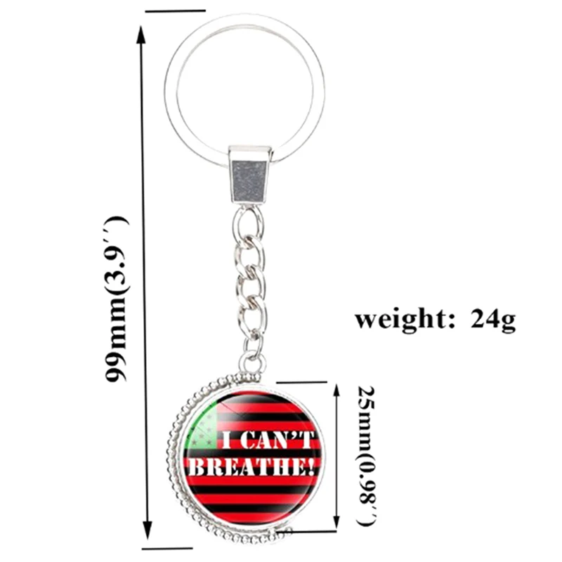 

New Hot Car Keychain I Can't Breathe Key Ring Fashion Key Chain For Bag