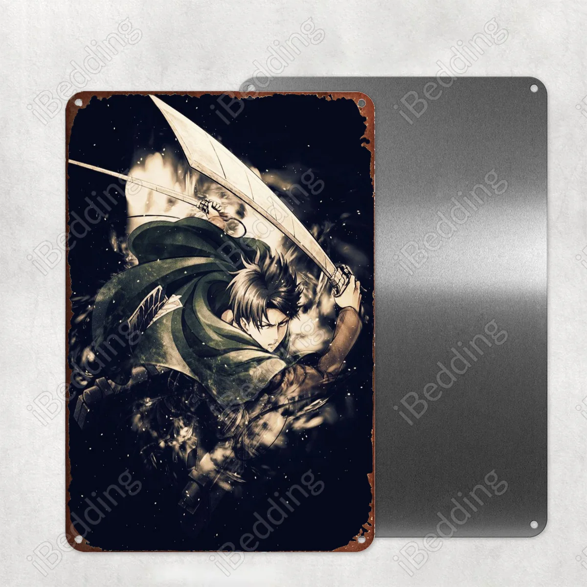 

Attack on Titan Metal Poster Sign Home Bar Decoration Iron Painting Personalized Pub Club Industrial Decor