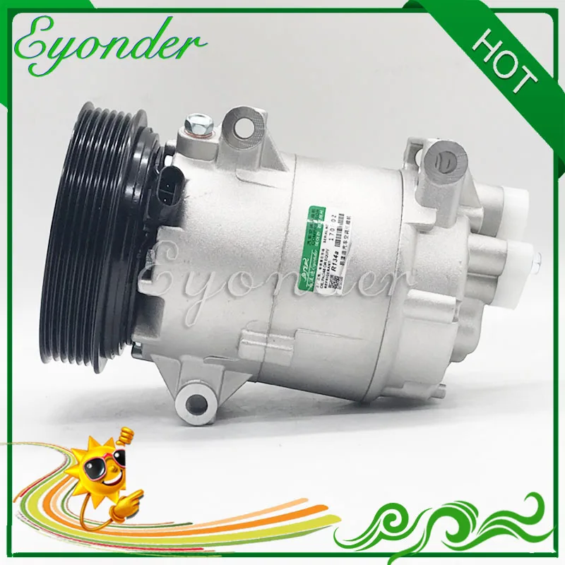 Компрессор кондиционера AC A/C охлаждающий насос PV6 CVC для RENAULT MEGANE SCENIC 8200050141 8200316164