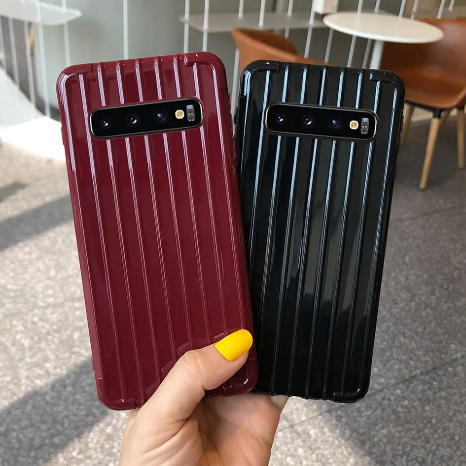 Матовый Силиконовый чехол для Samsung Galaxy S10 S10E S10Plus задняя крышка телефона цветной
