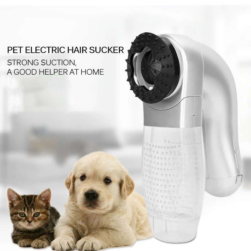 

Electric Pet Hair Remover Pet Hair Vacuum Clean Tool Cordless Vacuum Suction Device Cat Dog Grooming Brush Comb