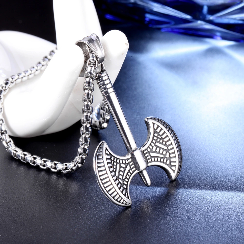 Высококачественная Подвеска из нержавеющей стали для мужчин. Двусторонняя