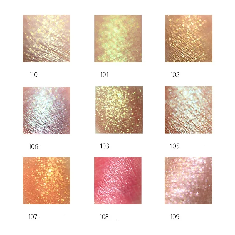 Сияющие матовые DuoChrome тени для век Палитра голографические блестящие