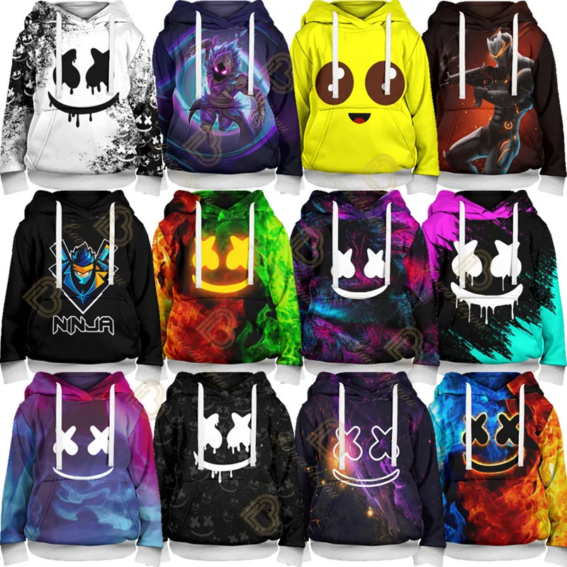 

Child Clothing Hoodies Tops Battle Game Royale Boy's Hoodies Game Clothing Casual Girls Streetwear T-shirt Clothes 2-16Years