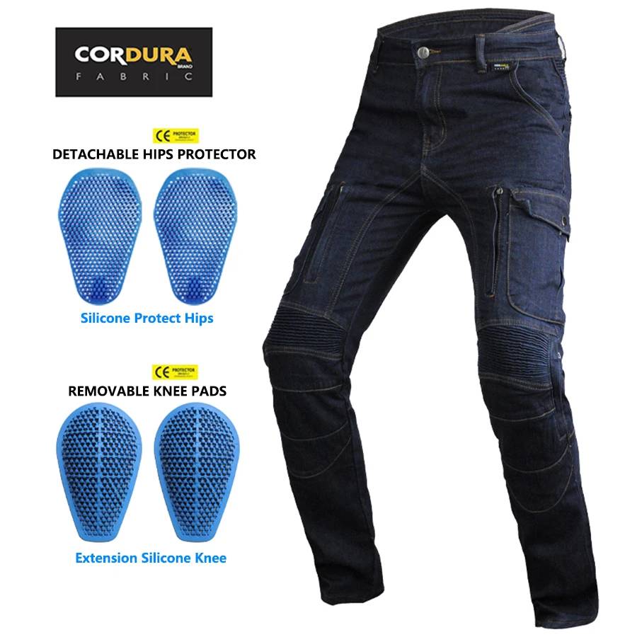 Новые мотоциклетные джинсы Cordura уличные штаны для верховой езды