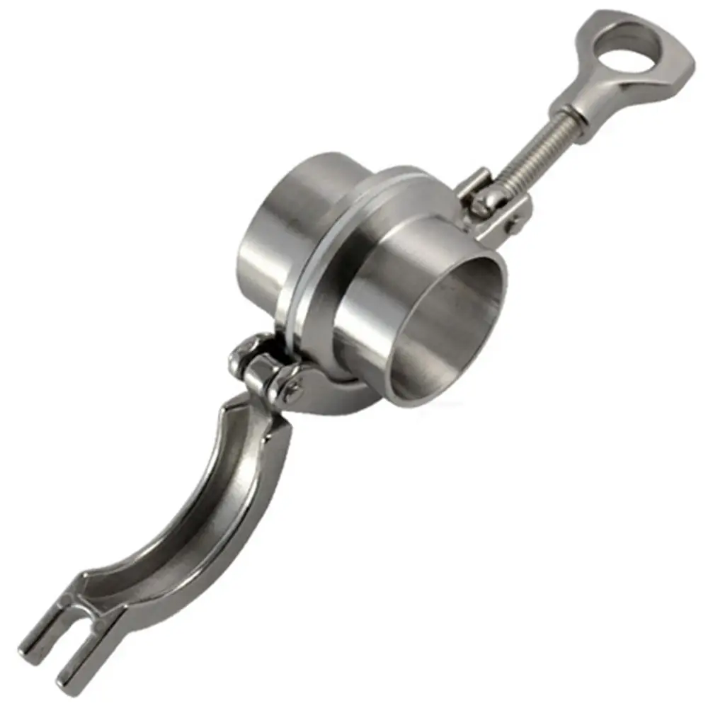 YQBS Triclamp SS гигиеническая Фланцевая труба сварочный зажим тройной PTFE или