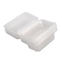 10pcs food grade plastic honeycomb square box package comb honey box for honey sale