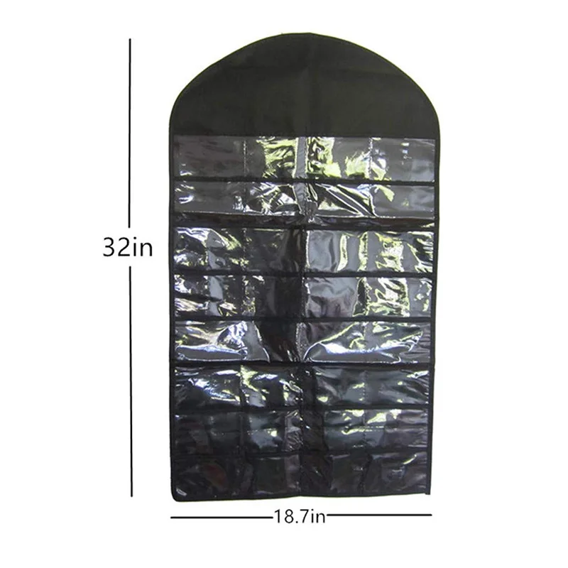 32 Кармана подвесной органайзер держатель для ювелирных изделий сумка хранения