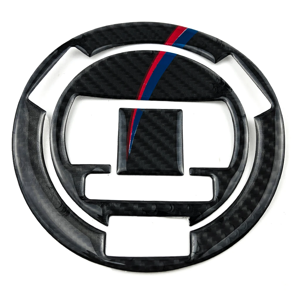 Наклейка на бак для мотоцикла из углеродного волокна с топливным газом и маслом