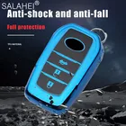 ТПУ чехол для автомобильных ключей для Toyota Chr Rav4 Auris Avensis Prius Aygo Camry Corolla Land Cruiser 200 Prado Crown аксессуары