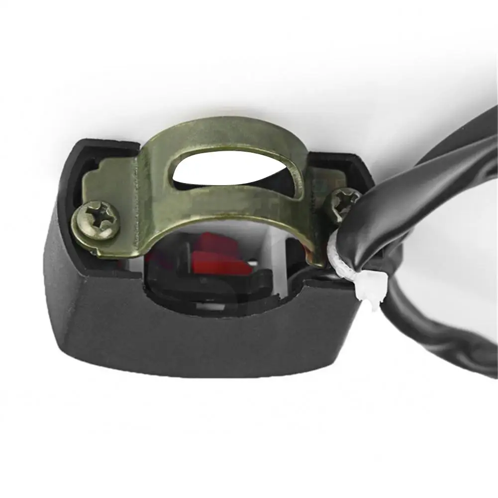 Руль мотоцикла переключатели вкл/выкл кнопка разъем кнопочный переключатель