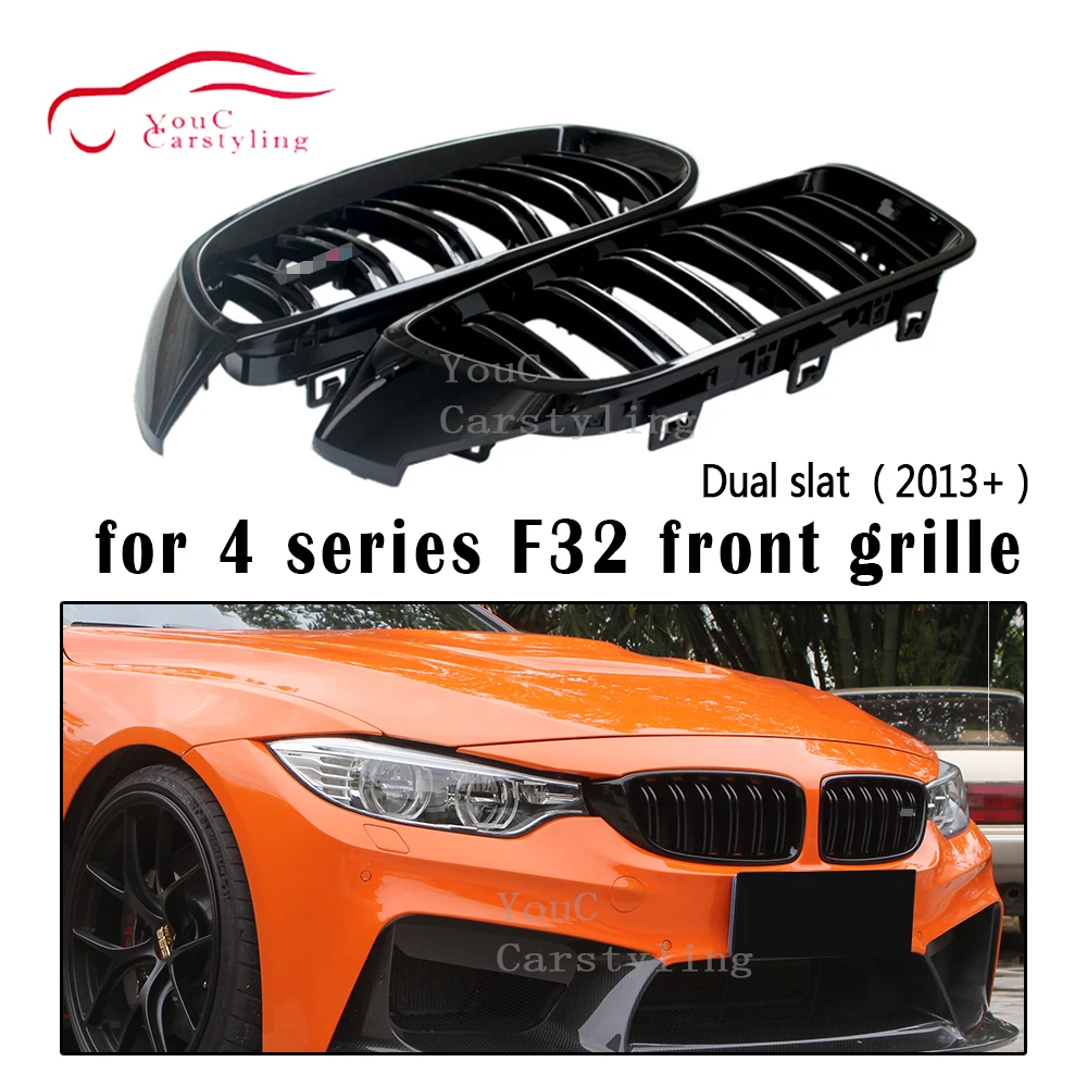 Передняя решетка для BMW 4 серии F32 F33 F36 M3 F82 M4 F83 2014 + 428i 435i | Автомобили и мотоциклы
