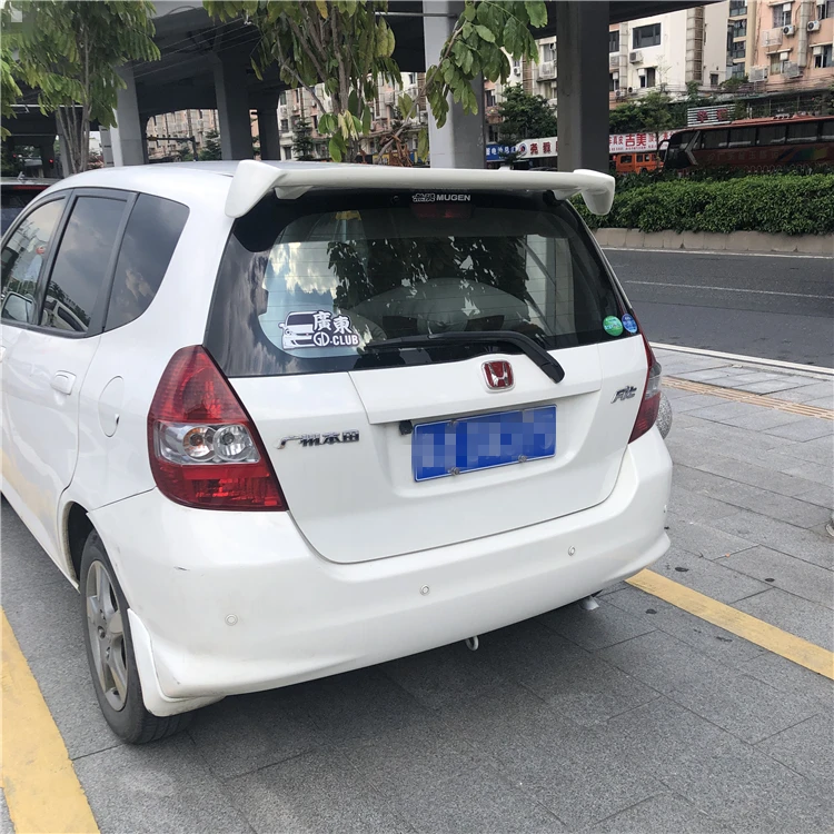 Спойлер для Fit 2004-2007 Honda Jazz спойлер WYK ABS пластик Материал заднее крыло автомобиля
