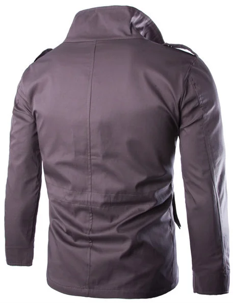 

Top quality Cotton Jacket Men Stand Multi-pocket Jacket Army Green Coats Spring Casual Jacket Male 4XL Casaco Masculino