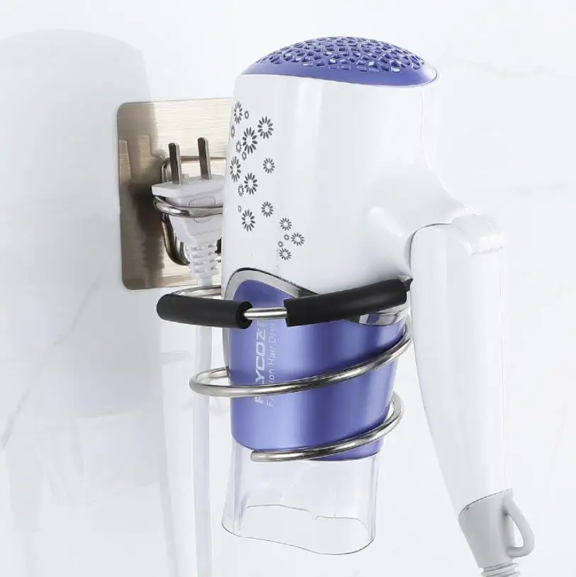 Фен для волос стойка настенного монтажа самоклеющиеся держатель стойки