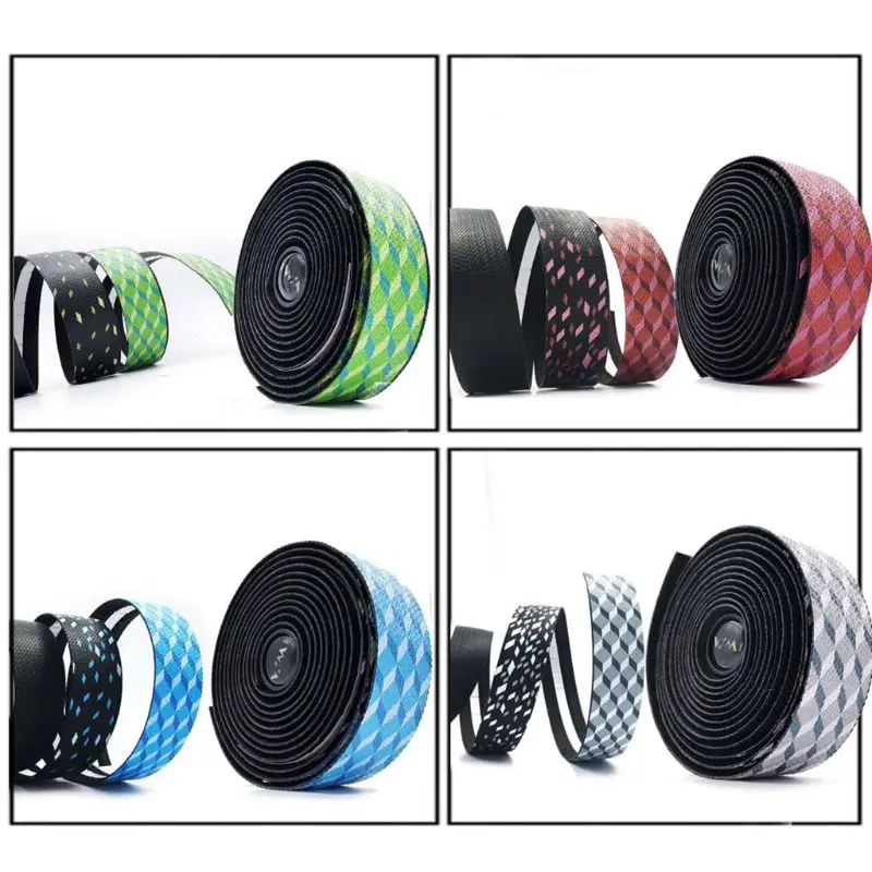 

2pcs Road Bike Bicycle Handlebar EVA Bar Tape Cycling Handle Bar Grip Wrap Anti-slip Anti-sweat Wrap
