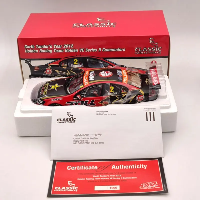 Классический 1:18 для Garth Tander's 2012 Holden VE Series II коммодор #2 18500 литые модели