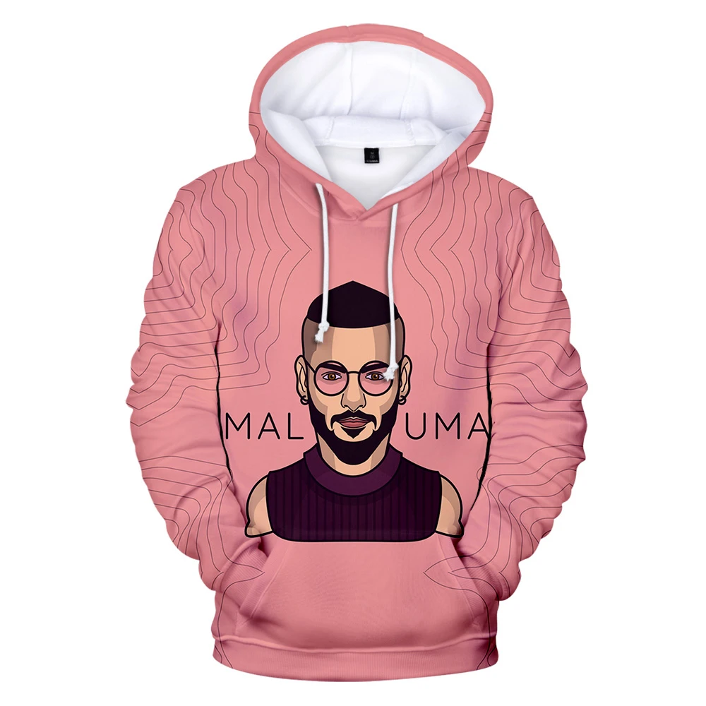 

Новинка, худи Maluma 3d для мужчин и женщин, худи, Осенний женский спортивный костюм, пуловеры, уличная одежда в стиле Харадзюку, модные толстовк...
