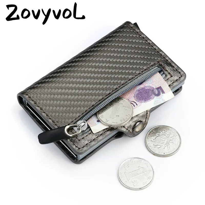 ZOVYVOL 2021 Новый Анти кражи держатель для карт из углеродного волокна тонкий