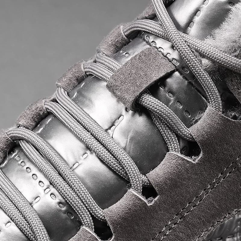 

Men Winter male Vulcanize Shoes keep warm Sneakers running Shoes internal cotton is comfortable and breathable Sports shoes