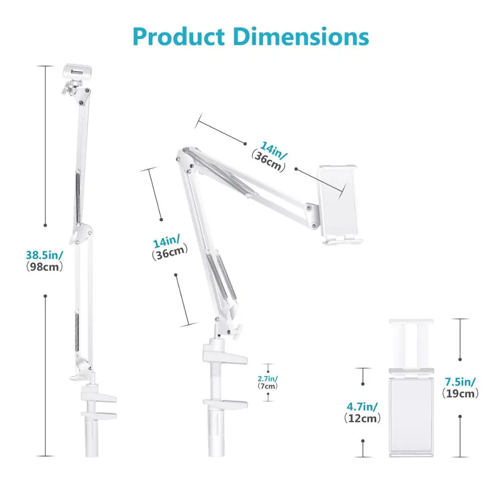 Neewer держатель для планшета подставка смартфона и накладные регулируемые руки iPad