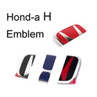 Передний и задний багажник эмблема рулевого колеса значок для Honda Fit Jazz Civic Accord City CRV XRV Crider Odyssey