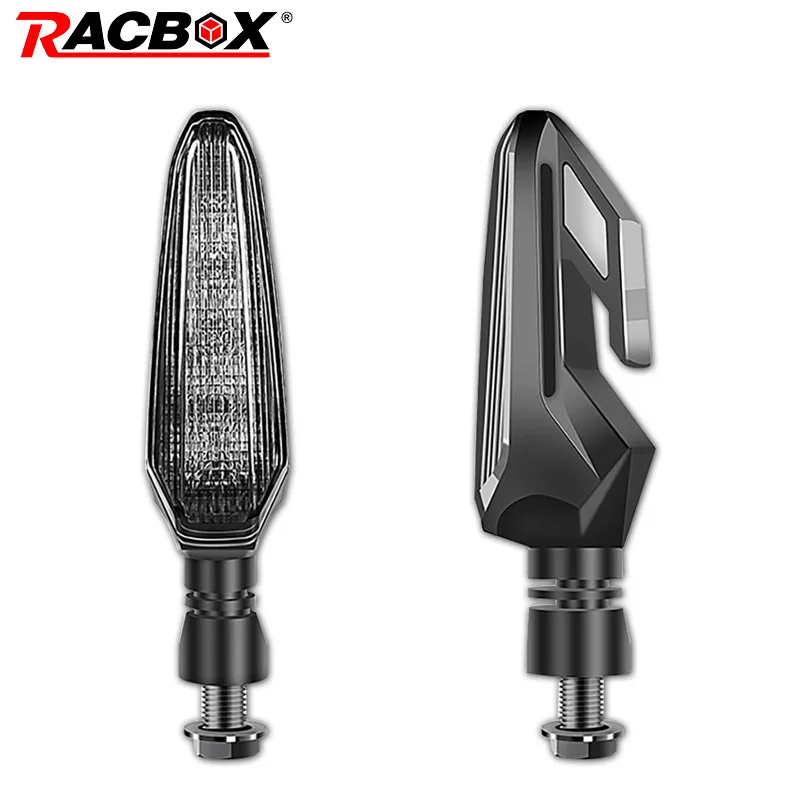 Racbox 2 шт. мотоциклетный светодиодный указатель поворота двухсторонний мигалка