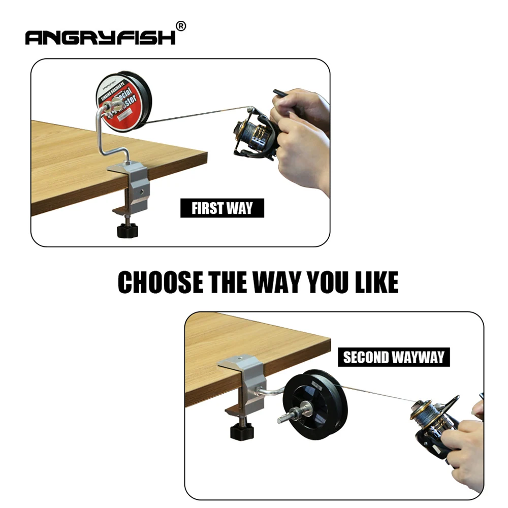 Рыболовная катушка Angryfish рыболовная с зажимом изогнутая система Намотки
