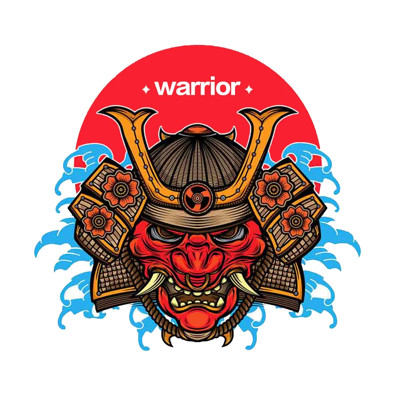 

Hot Personality for Samurai Hannya Mask Funny Car Stickers Anime Decal Graffiti Sticker Personality Creative Decoration