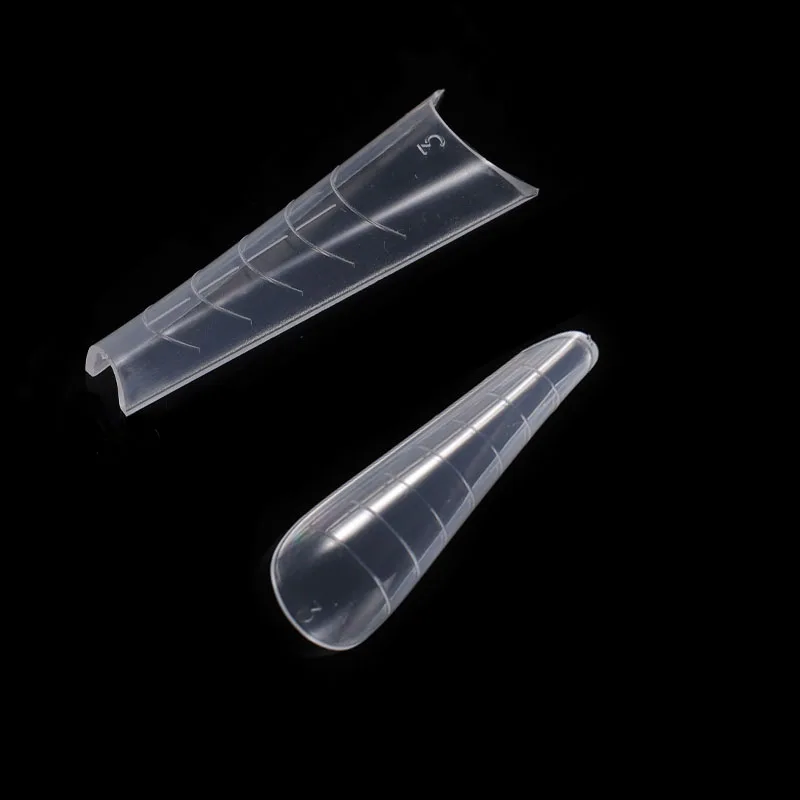 Двойной формы ногтя Набор полное покрытие накладные ногти из акрила для быстрого