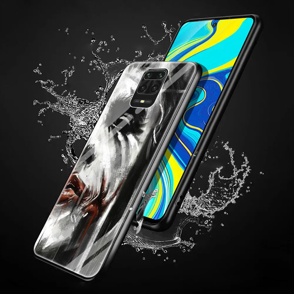 Чехол с мягкими краями из закаленного стекла для Redmi Note 9 9T 9S 8T 7 8A 9A 9C 10 Pro MAX 5G |