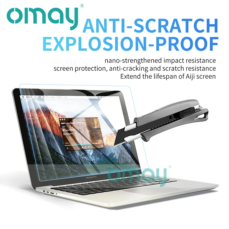 omay macbook screen protector anti blue flexible glass film for air pro 13 m1 a2338 2337 2289 2251 2179 2159 1932 1989 1708 1706 free global shipping