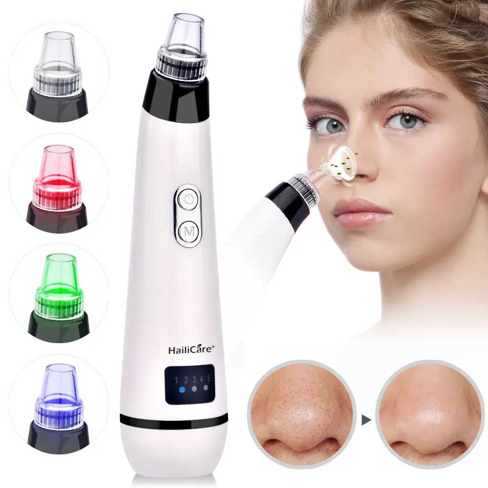 Facial Pore Cleaner Blackhead Remover Electric Nose Face Deep Cleansing Skin Care Machine Acne Pimple Extractor Beauty Tool 