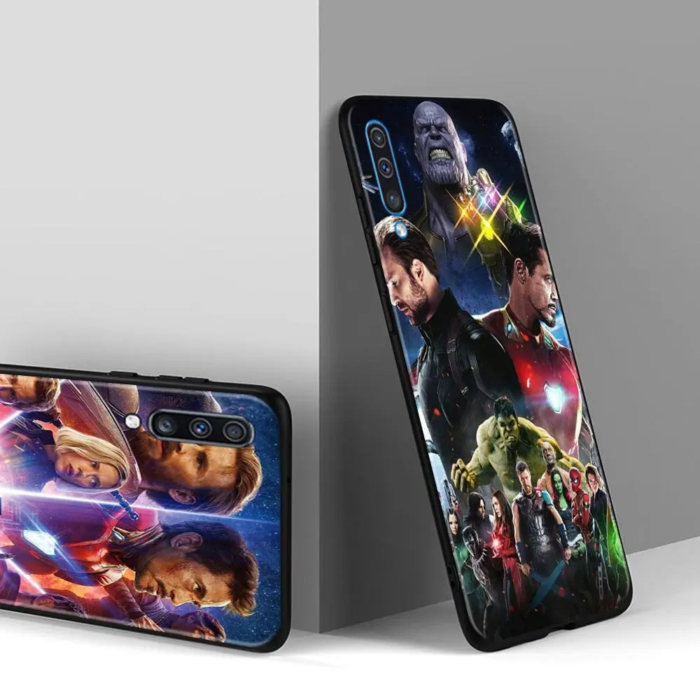 Marvel Avengers Super Heroes Phone Case For Xiaomi Redmi Note 11 10 9 9s 9T 8 8T 7 Pro Max Cover For Redmi K40 9 9A 9C 9T Shell
