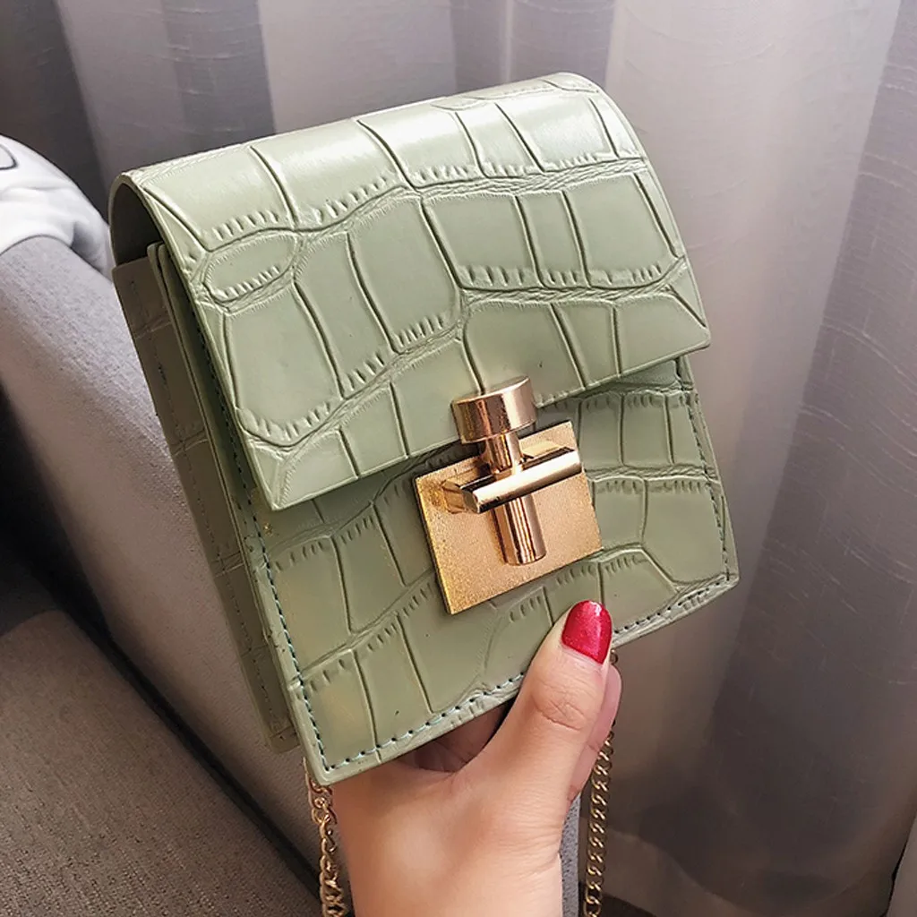 Женская сумка через плечо однотонная шерстяная на с пряжкой 2019|Сумки ручками| |