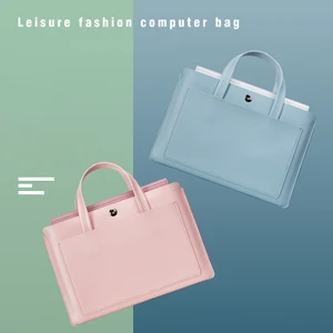 laptop bag for lenovo air apple macbook xiaomi huawei dell matebook pro 13 14 15 inch computer sleeve bag handbag for women men free global shipping