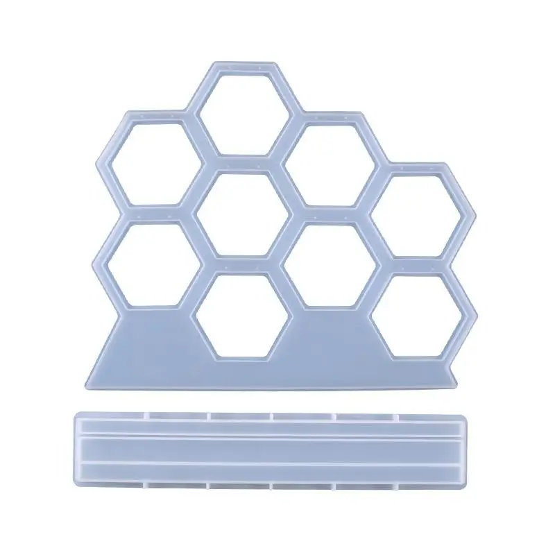 

DIY Crystal Epoxy Resin Mold Earrings Jewelry Display Holder Shelf Silicone Mold Jewelry Organizer Casting Moulds
