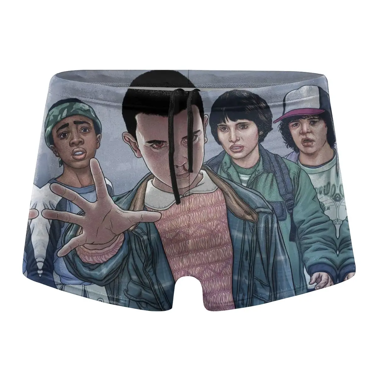 

Мужские трусы-боксеры с принтом «очень странные дела»