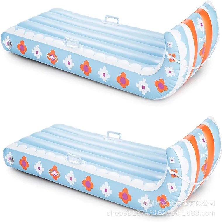 

Inflatable ski boat outdoor children's ski car thick pvc inflatable ski ring toy sled