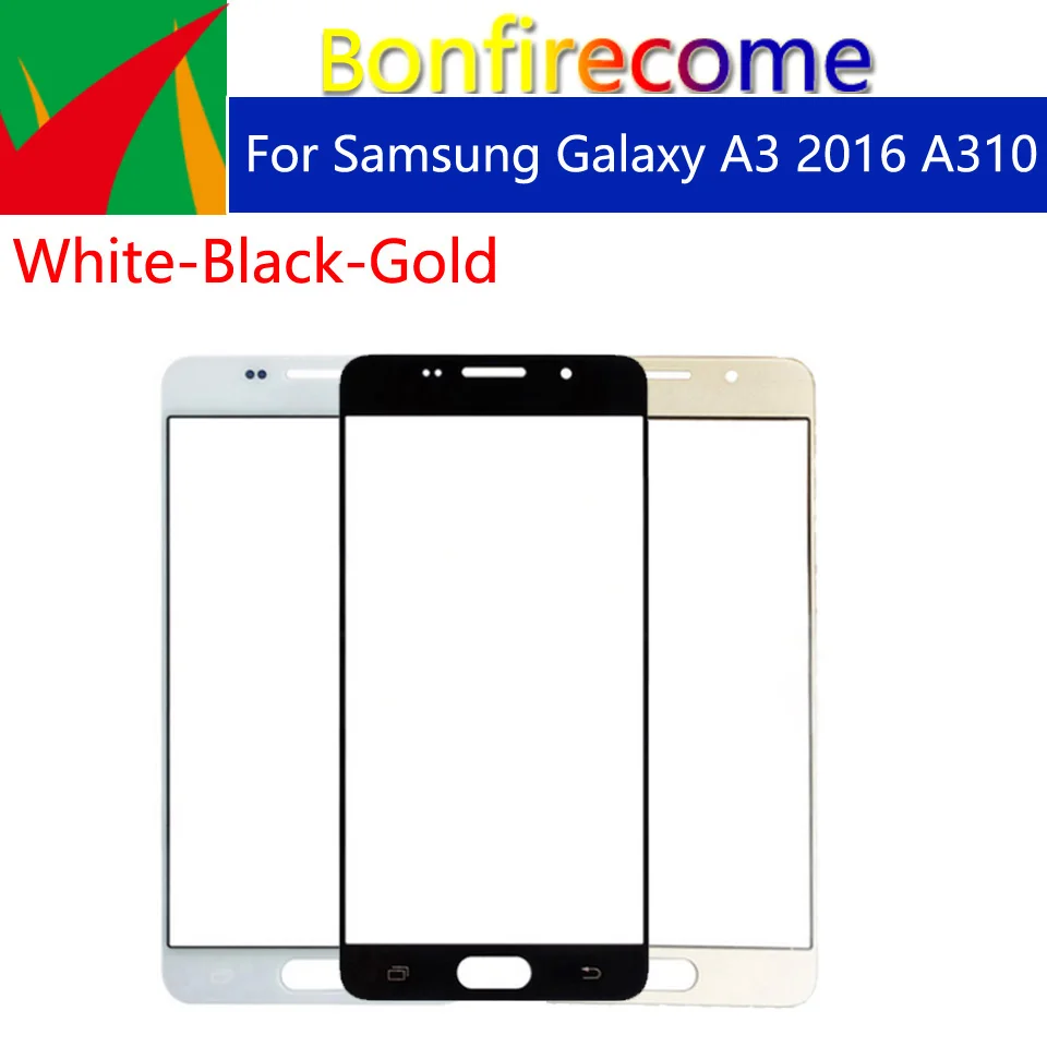 10 шт \ Лот сенсорный экран для Samsung Galaxy A3 2016 A310 SM A310F A310F/DS передняя стеклянная