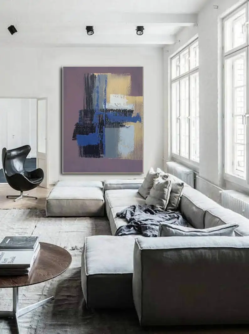 

Large Abstract Wall art, Large Abstract painting, Large Canvas Art For Living Room Large Abstract Painting, Abstract