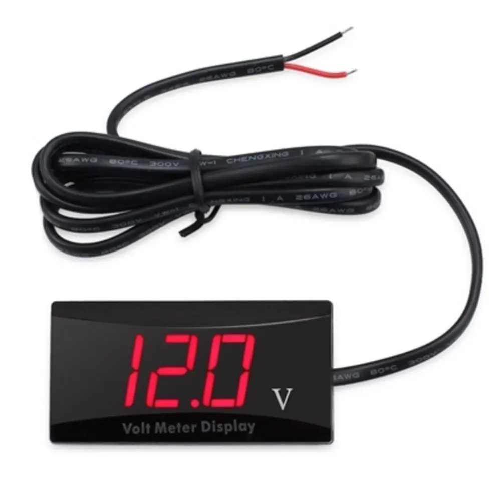 Вольтметр с цифровым светодиодным дисплеем 8 16 В|Вольтметры| |