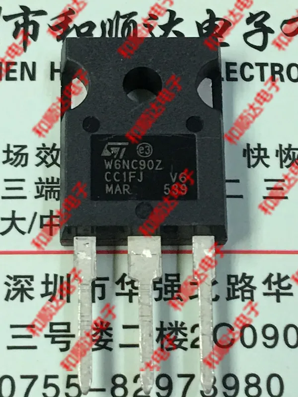 

10 ./ STW6NC90Z, TO-247 900V 5.2A