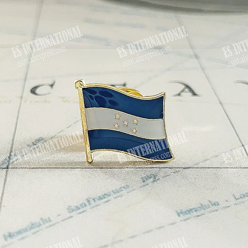 Значок на лацкан с национальным флагом Гондураса брошь из искусственной