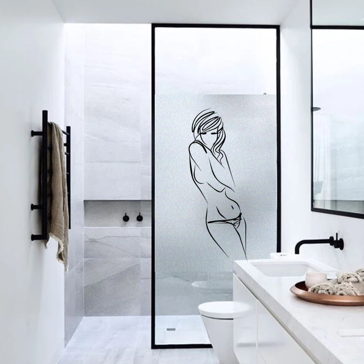 Статическая наклейка из стекла на заказ абстрактная Домашняя Декоративная